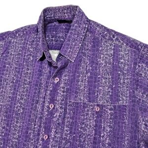 VTG Maui Trading Company Hawaiian Shirt Mens M Petroglyph Tribal Hyroglyphs